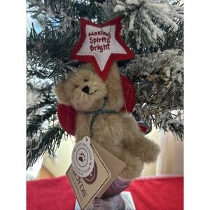 Boyd's Bear Christmas Plush with Making spirits Bright Star